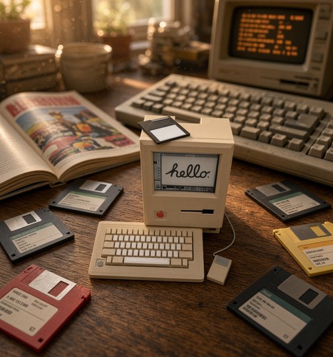 Mini 1984 apple macintosh - mini,