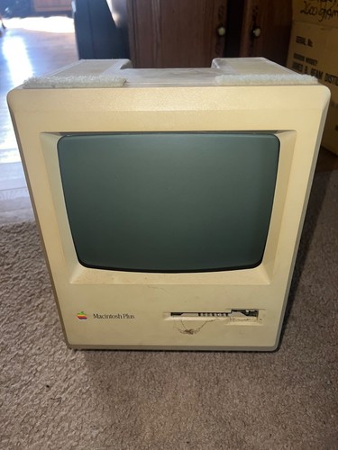 Vintage apple macintosh plus - vintage,