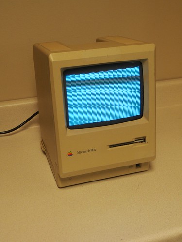 Vintage apple macintosh plus - vintage,