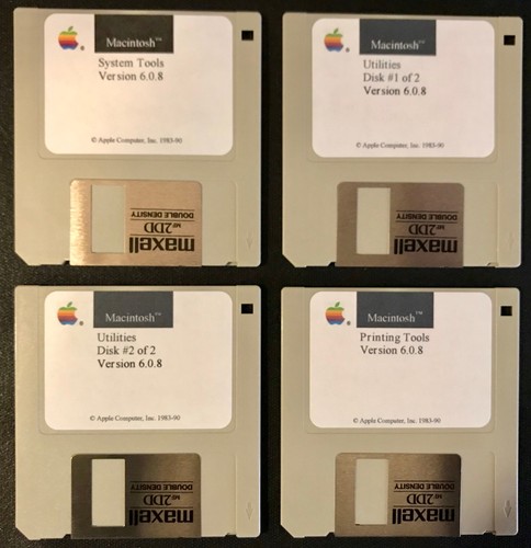 Apple macintosh 4 disk - apple, /